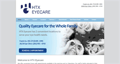 Desktop Screenshot of htxeyecare.com